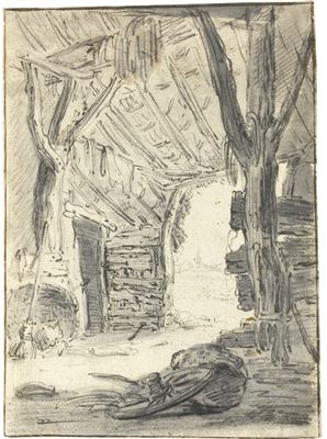 INTERIOR OF A STABLE