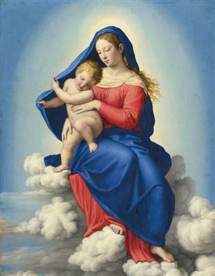 MADONNA AND CHILD IN GLORY by Giovanni Battista Salvi - Auction record, sale price, and art valuation. Compare with similar artists and explore comparable artworks.