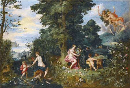Sample artwork by Jan Brueghel I and Hendrick van Balen I (16/17th century), known for collaborative painting - View similar artists and auction records