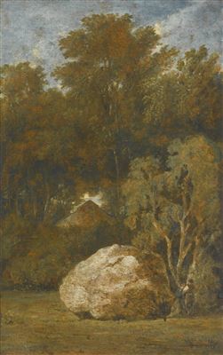 VIEW IN THE WINTER GARDEN OF COLEORTON HALL, LEICESTERSHIRE together with a Study of the Sedia del Diavolo Temple, Italy