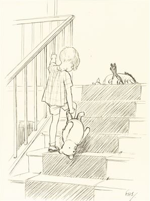 "BUMP, BUMP, BUMP - GOING UP THE STAIRS"
