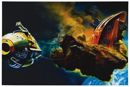 ORNAMENTAL DESPAIR (PAINTING FOR IAN CURTIS) COPIED FROM 'THE STARS LIKE DUST', 1986 BY CHRIS FOSS by Glenn Brown - Auction record, sale price, and art valuation. Compare with similar artists and explore comparable artworks.