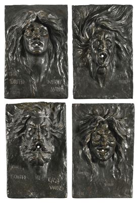 ANEMOI THEULLAI (THE FOUR WINDS) (4) by George Percy Jacomb-Hood - Auction record, sale price, and art valuation. Compare with similar artists and explore comparable artworks.