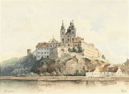 Sample artwork by Vincenz Havlicek (1864 - 1914), known for land-and cityscape painting - View similar artists and auction records