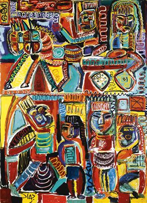 Sample artwork by Djavad Mirdjavadov (1923 - 2003), known for painting - View similar artists and auction records