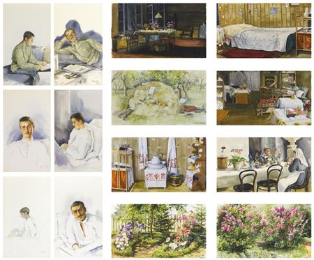SKETCHBOOK FROM THE GREAT WAR by Grand Duchess Olga Alexandrovna - Auction record, sale price, and art valuation. Compare with similar artists and explore comparable artworks.