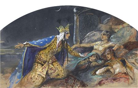 A GROUP OF SIX ILLUSTRATIONS FOR FOLK TALES (6)