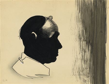 Portrait of Yuri Pavlovich Annenkov: Self-portrait