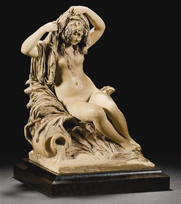 UNE PETITE NAÏAD APPUYÉE SUR UNE URNE (A SMALL NAIAD LEANING UPON AN URN) by Joseph Charles Marin - Auction record, sale price, and art valuation. Compare with similar artists and explore comparable artworks.
