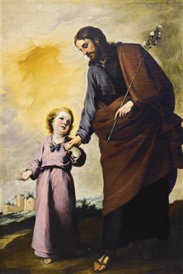 SAINT JOSEPH WITH THE CHRIST CHILD