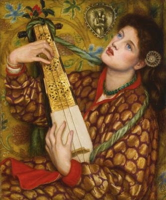 Sample artwork by Dante Gabriel Rossetti (1828 - 1882), known for religious and allegorical painting, idealized women - View similar artists and auction records