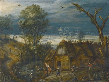 Sample artwork by Mattheus Molanus (1591 - 1645), known for painting, landscape - View similar artists and auction records