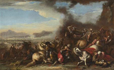 A BATTLE SCENE by Salvator Rosa - Auction record, sale price, and art valuation. Compare with similar artists and explore comparable artworks.