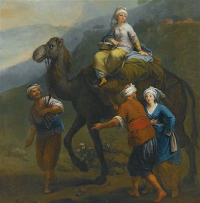 TURKISH PILGRIMS EN ROUTE TO MECCA