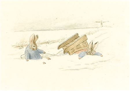 PETER RABBIT SLEDGING
