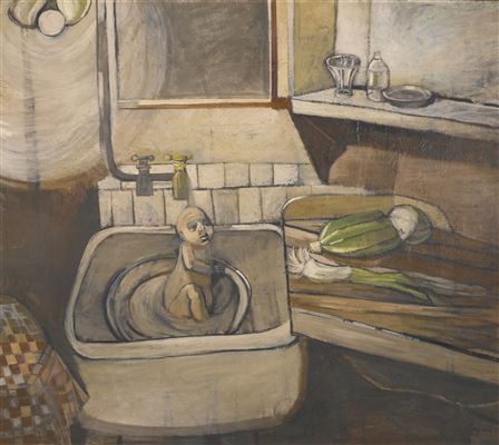BABY IN SINK by Jack Smith - Auction record, sale price, and art valuation. Compare with similar artists and explore comparable artworks.