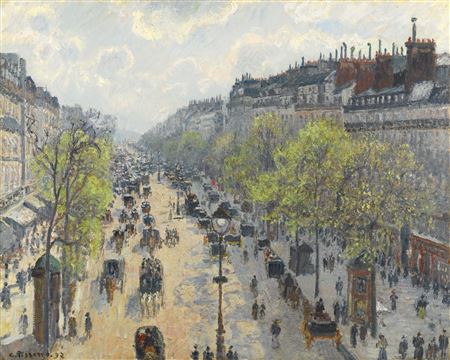Sample artwork by Camille Pissarro (1830 - 1903), known for impressionist urban and rural scene painting - View similar artists and auction records