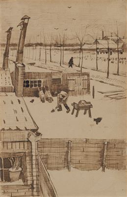 VIEW FROM THE WINDOW OF VINCENT'S STUDIO