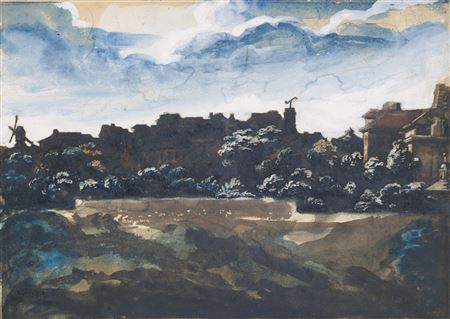 VUE DE LA COLLINE DE MONTMARTRE - RECTO COMBAT D'UNE AMAZONE ET D'UN LAPITHE, D'APRÈS MONTFAUCON - VERSO by Theodore Gericault - Auction record, sale price, and art valuation. Compare with similar artists and explore comparable artworks.