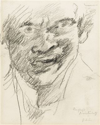 Portrait of Lovis Corinth: SELBSTBILDNIS (SELF-PORTAIT)