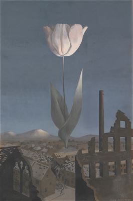 INITIAL STUDY FOR THE POSTER 'CAN SPRING BE FAR BEHIND'