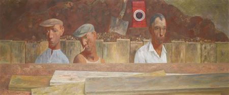 Sample artwork by Reginald C Brill (1902 - 1974), known for painting - View similar artists and auction records