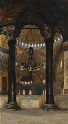 HAGIA SOPHIA, ISTANBUL by Sevket Dag - Auction record, sale price, and art valuation. Compare with similar artists and explore comparable artworks.