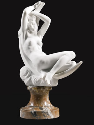 DIANE COUCHÉE SUR UN CROISSANT DE LUNE (DIANA RECLINING ON A CRESCENT MOON)