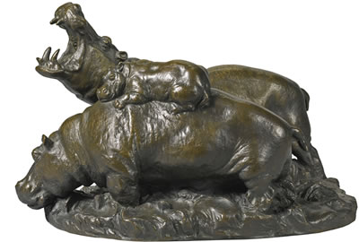 Sample artwork by Otto Jarl (1856 - 1915), known for animal sculpture - View similar artists and auction records