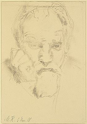 Portrait of Max Klinger: SELBSTBILDNIS (SELF-PORTRAIT)