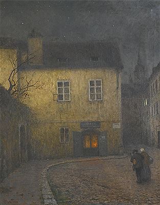 A STREET CORNER IN PRAGUE