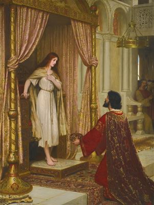 Sample artwork by Edmund Blair Leighton (1852 - 1922), known for historical genre and figure painting - View similar artists and auction records