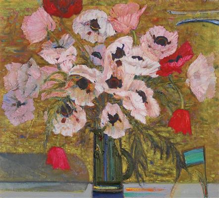 POPPIES by Robin Philipson - Auction record, sale price, and art valuation. Compare with similar artists and explore comparable artworks.