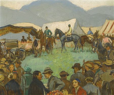 Sample artwork by Letitia Marion (LMH) Hamilton (1878 - 1964), known for landscape and waterscape painting, small oil sketces - View similar artists and auction records