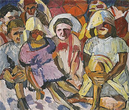 CHILDREN WITH PARASOLS
