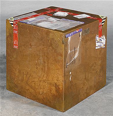 24-INCH COPPER (FEDEX® LARGE KRAFT BOX ©2005 FEDEX 330508) INTERNATIONAL PRIORITY, LOS ANGELES-LONDON, TRK#8685 8772 8017, OCTOBER 2-6, 2009, FEDEX EUROPE FIRST, SINT-DENIJS-WESTREM - LONDON, TRK #770729708633, AUGUST 1-4, 2014
