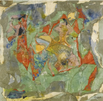 Sample artwork by Austin Cooper (1890 - 1964), known for abstract expressionist painting, collage, printmaking, commercial art, teaching - View similar artists and auction records
