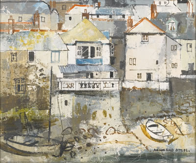 Sample artwork by George Hammond Steel (1900 - 1960), known for painter and stained-glass designer - View similar artists and auction records