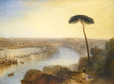 Sample artwork by J M W Turner (1775 - 1851), known for romantic landscape, skyscape and seascape painting - View similar artists and auction records