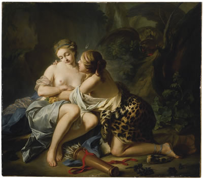 JUPITER, IN THE GUISE OF DIANA, AND CALLISTO