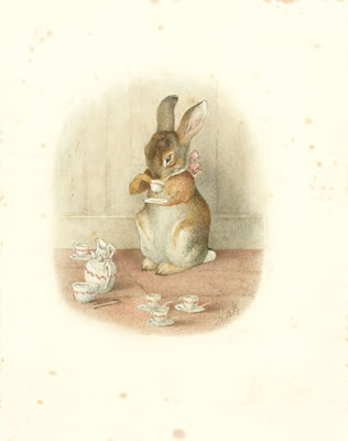 Sample artwork by Beatrix Potter (1866 - 1943), known for children's book illustrator and writer-animals - View similar artists and auction records