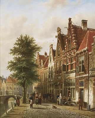 THE GRACHTEN, AMSTERDAM: A PAIR by Johannes Franciscus Spohler - Auction record, sale price, and art valuation. Compare with similar artists and explore comparable artworks.