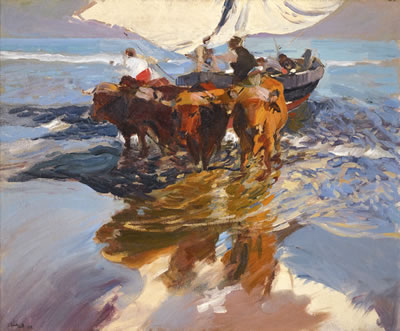 VUELTA DE LA PESCA. PLAYA DE VALENCIA (THE RETURN FROM FISHING, VALENCIA BEACH)
