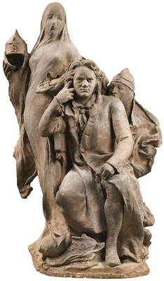 AN ORIGINAL MODEL FOR A MONUMENT TO BEETHOVEN