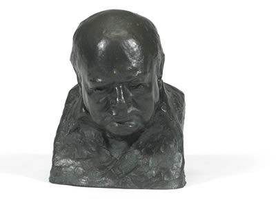 BUST OF SIR WINSTON SPENCER CHURCHIL