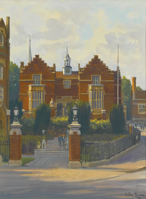 OLD SCHOOLS, HARROW by Julian Barrow - Auction record, sale price, and art valuation. Compare with similar artists and explore comparable artworks.