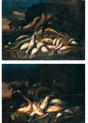 NATURE MORTE CON PESCI (2) by Elena Recco - Auction record, sale price, and art valuation. Compare with similar artists and explore comparable artworks.
