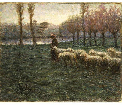 RITORNO DAL PASCOLO AL CREPUSCOLO by Alberto Bonomi - Auction record, sale price, and art valuation. Compare with similar artists and explore comparable artworks.
