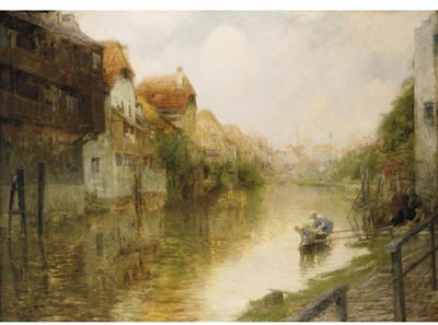 Sample artwork by Ludovico Cavaleri (1867 - 1942), known for landscape painting - View similar artists and auction records