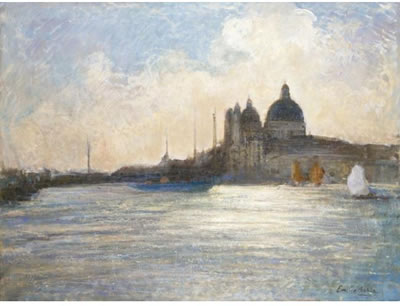VENEZIA, VEDUTA DELLA CHIESA DELLA SALUTE
